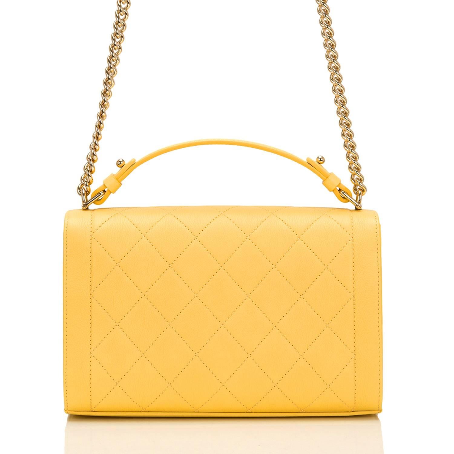 yellow chanel bag for sale