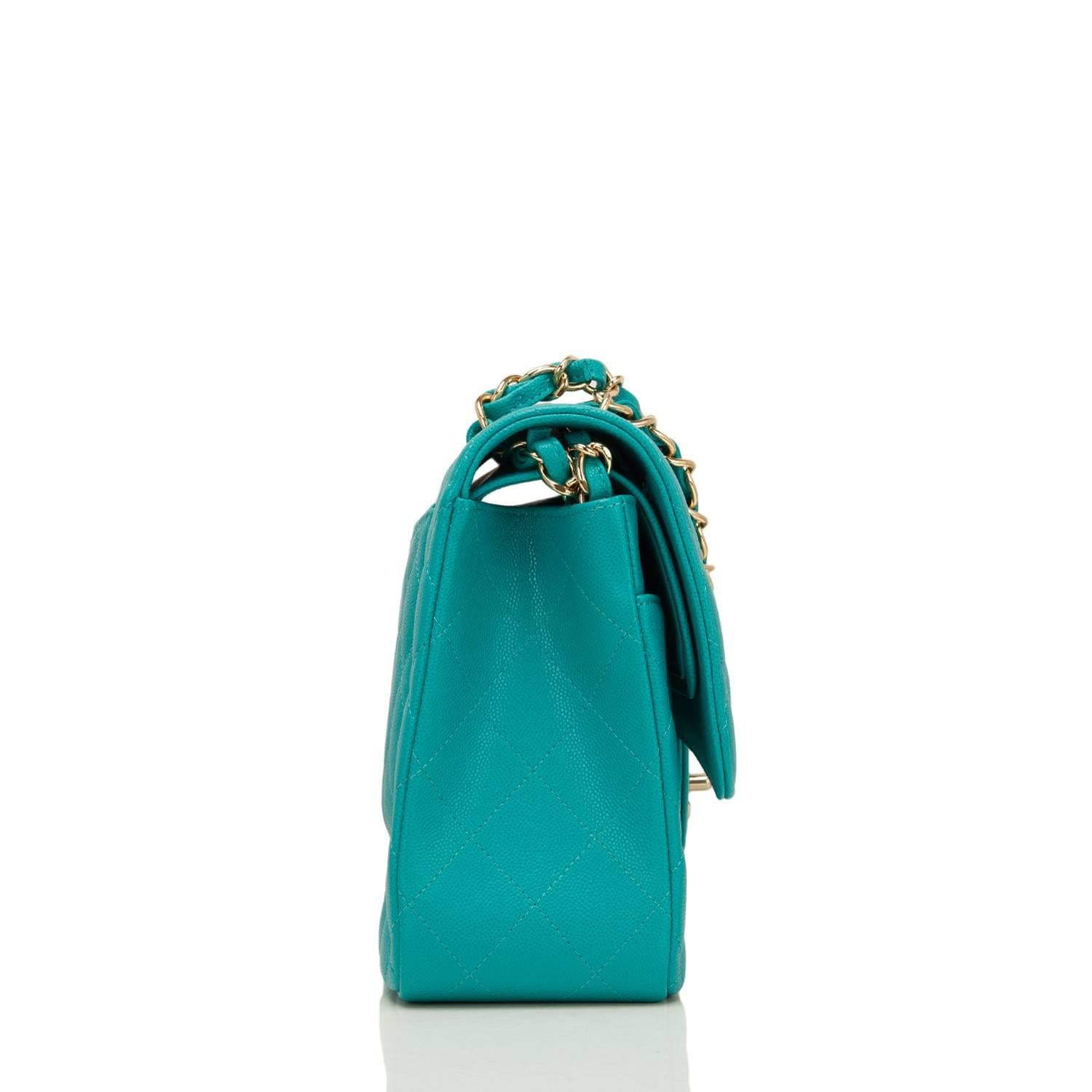 chanel turquoise bag