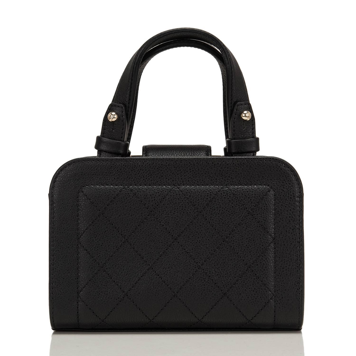 Chanel Black Small Label Click Shopping Bag NEW For Sale 1