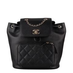 Chanel Black Caviar Business Affinity Backpack