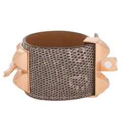 Hermes Ombre Lizard Collier De Chien (CDC) Bracelet Small