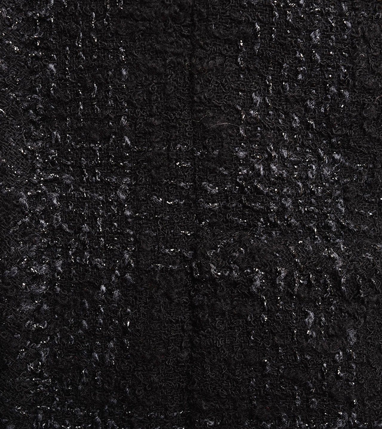 Chanel 06A Black On Black Boucle Blazer Jacket FR 34 US 2