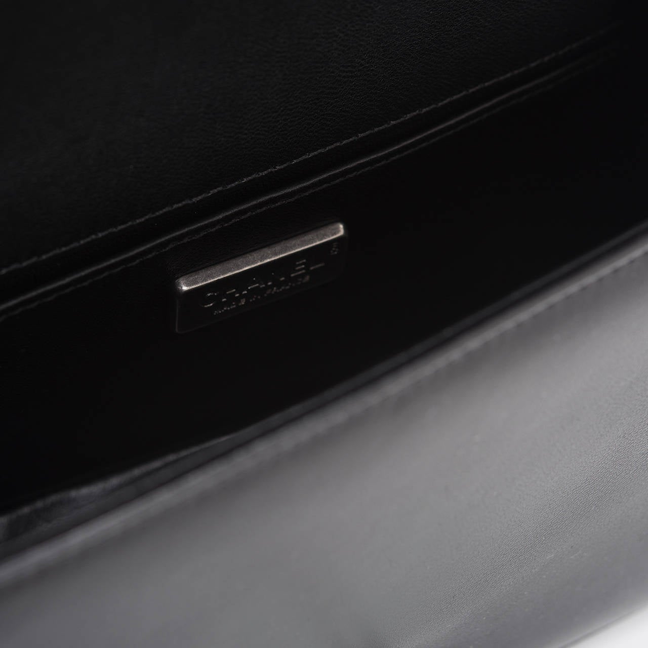 Chanel Black Stingray Small Boy Bag In New Condition In New York, NY