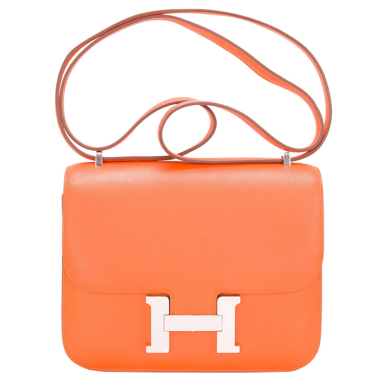 Hermes Orange H Swift Mini Constance 18cm NEW at 1stDibs  hermes constance  orange, hermes constance bag orange, hermes orange constance