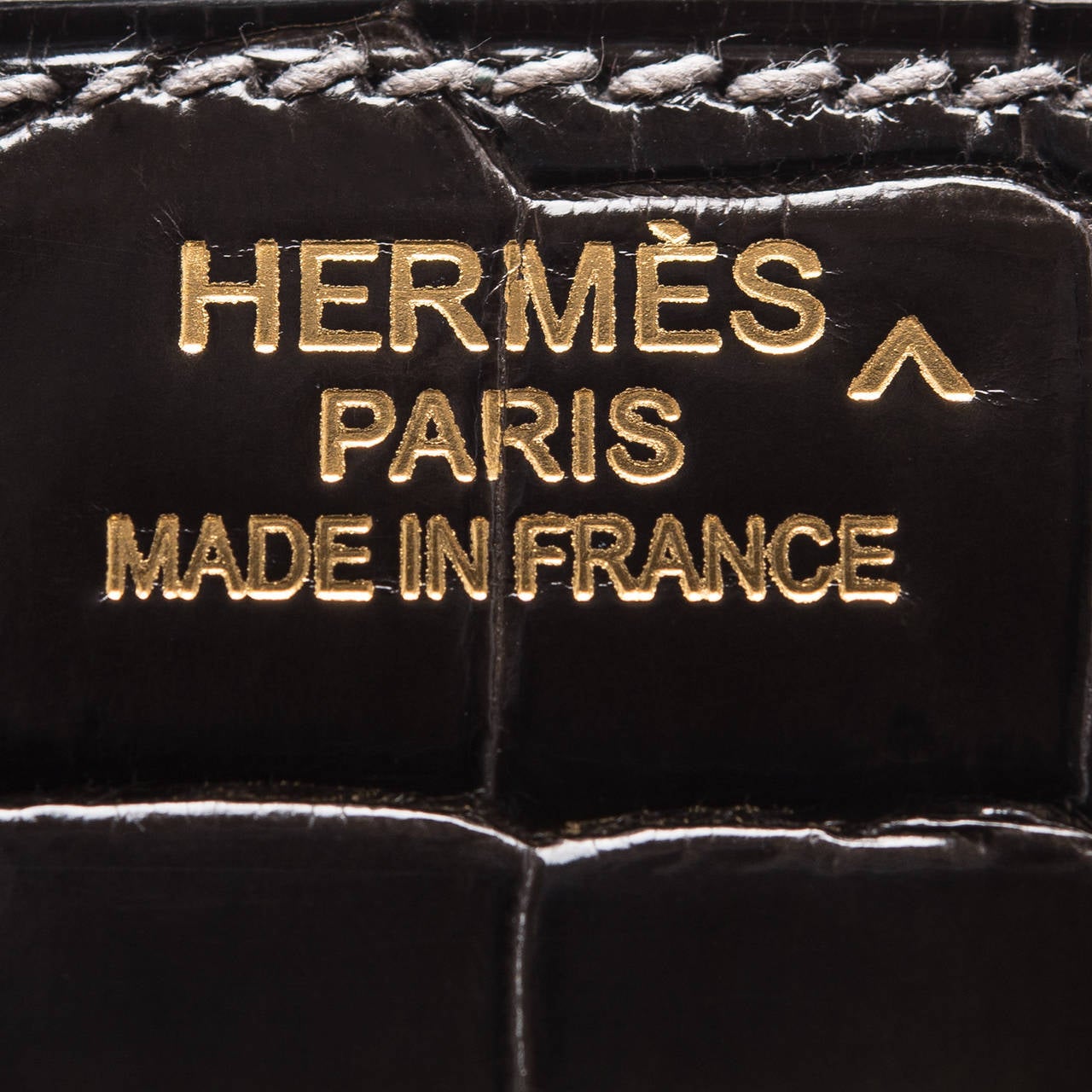 Hermes Graphite Porosus Crocodile Birkin 35cm Gold Hardware 2