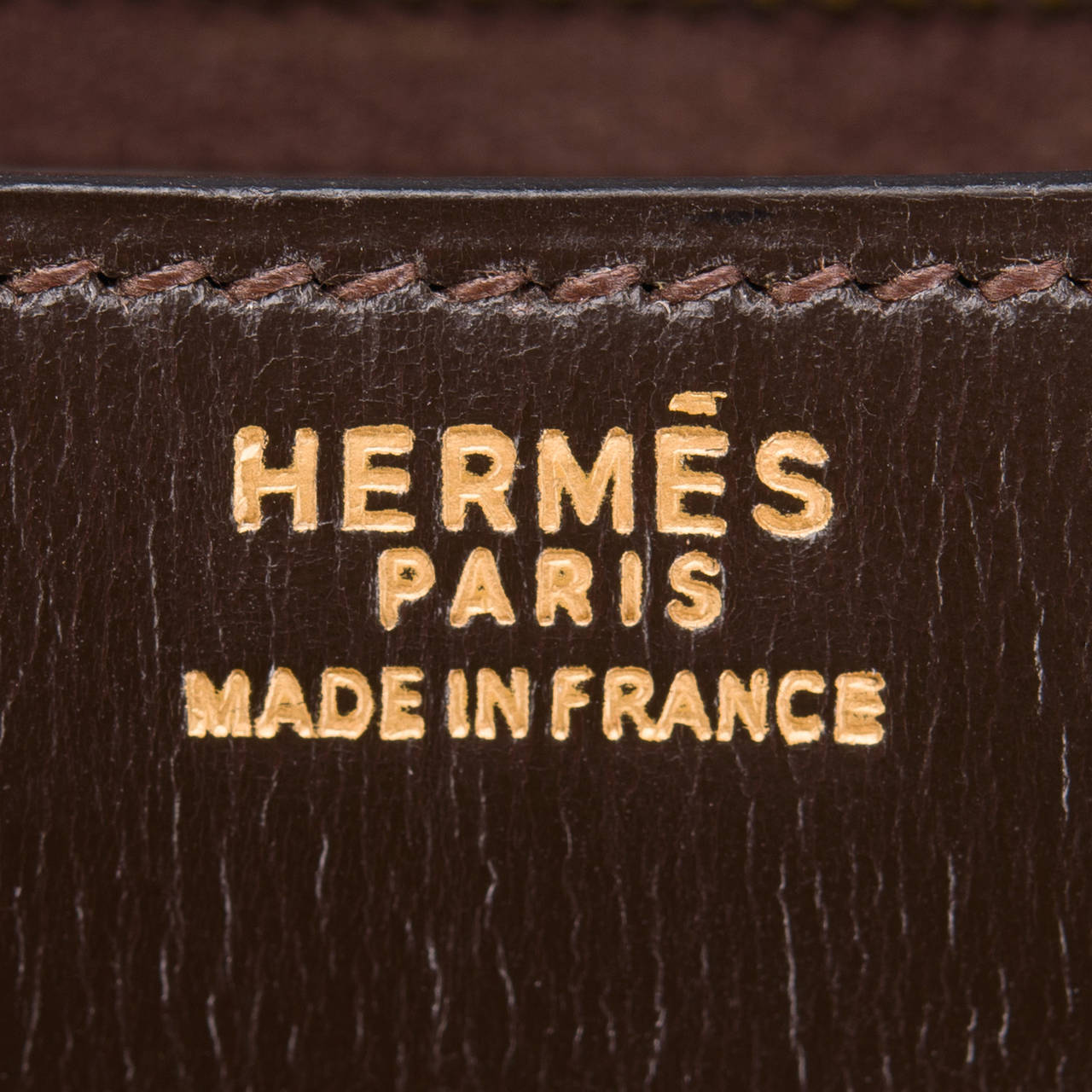 Women's Hermes Vintage Chocolate Box Constance 23cm