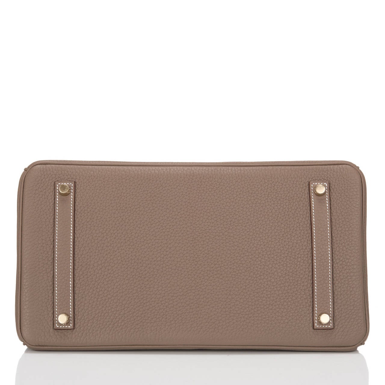 cheap hermes bags - Hermes Etoupe Clemence Birkin 35cm Gold Hardware at 1stdibs
