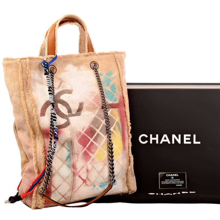 Chanel Limited Edition Large Graffiti Tote 5
