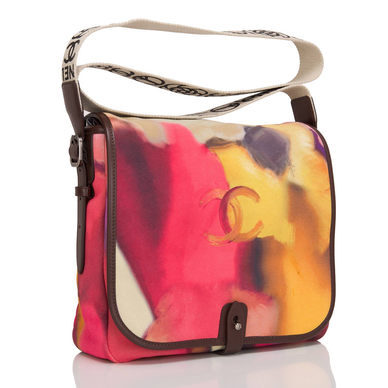 Chanel Limited Edition Flower Power Messenger Bag at 1stDibs