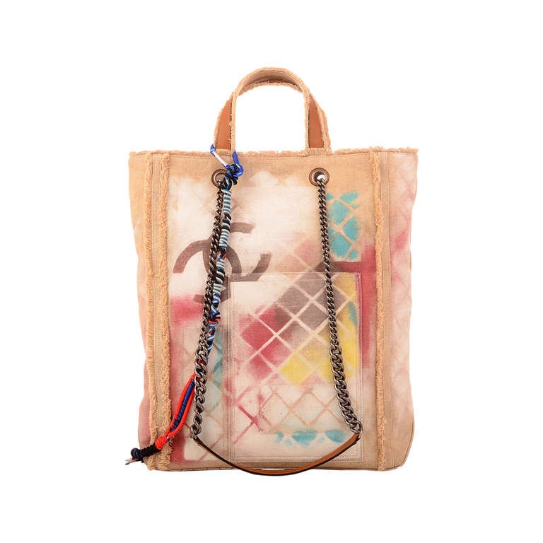 Chanel Limited Edition Large Graffiti Tote