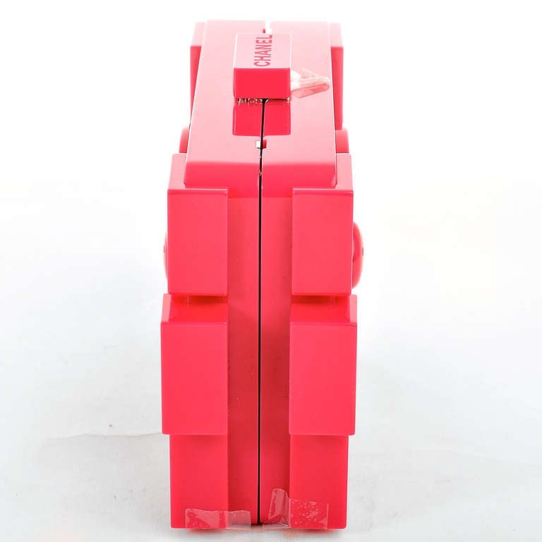 Chanel Fuchsia Pink Lego Clutch Boy Bag at 1stDibs  karl lagerfeld lego  clutch crystal bag, karl lagerfeld lego bag crystal, lego clutch karl  lagerfeld crystal