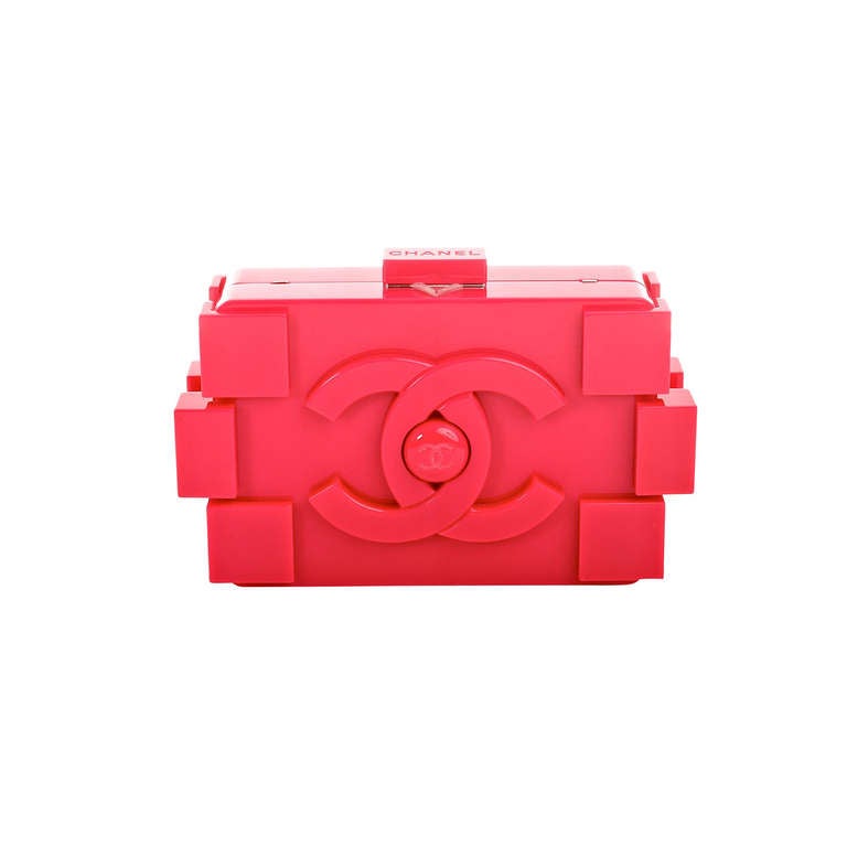 Chanel Coco Lego Clutch Bag