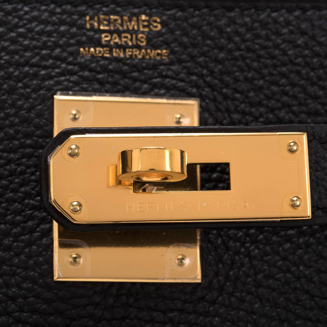 Hermes Black Togo Kelly 32cm Gold Hardware 1
