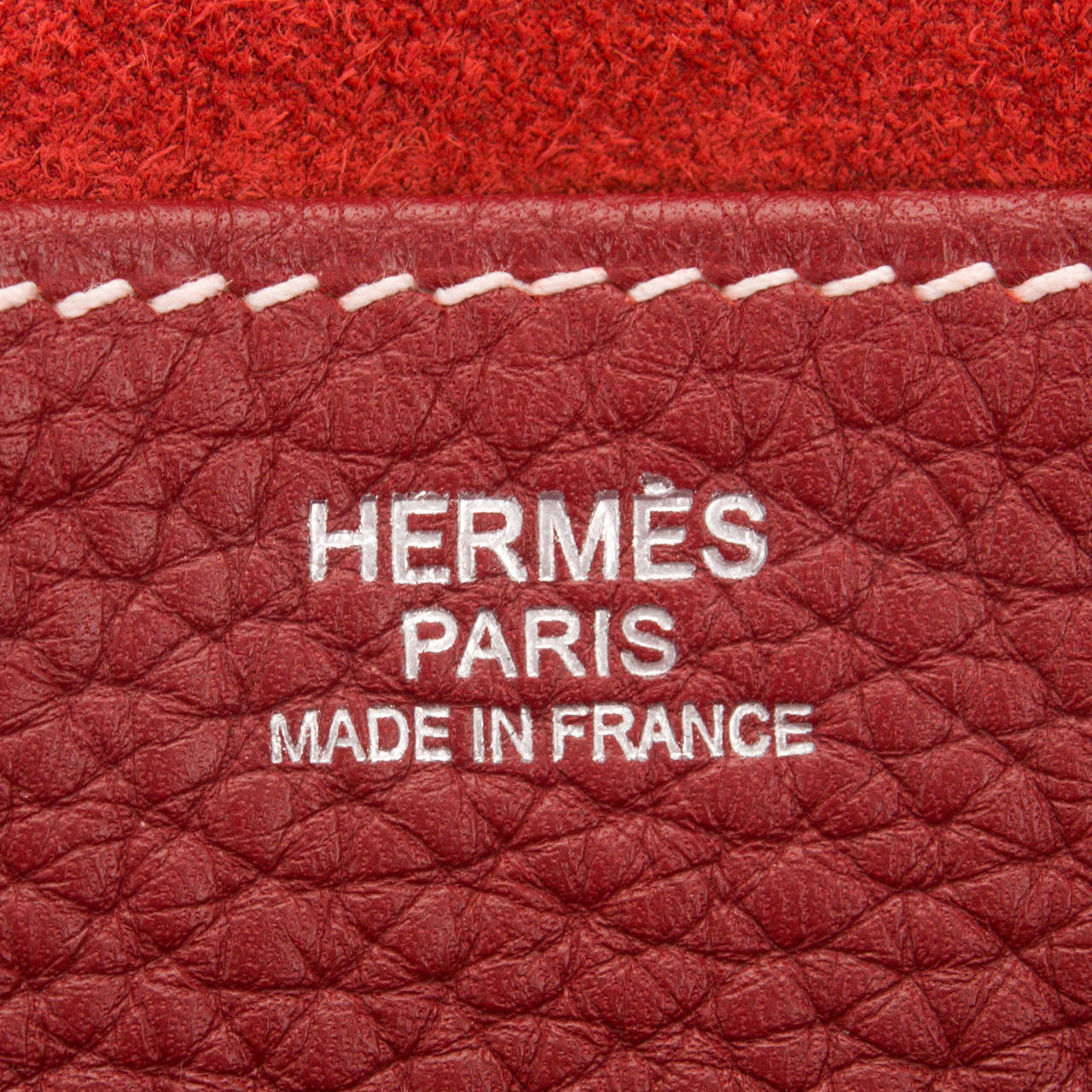 Hermes Rouge H Clemence Halzan Bag 2
