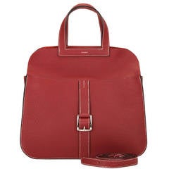 Hermes Rouge H Clemence Halzan Bag