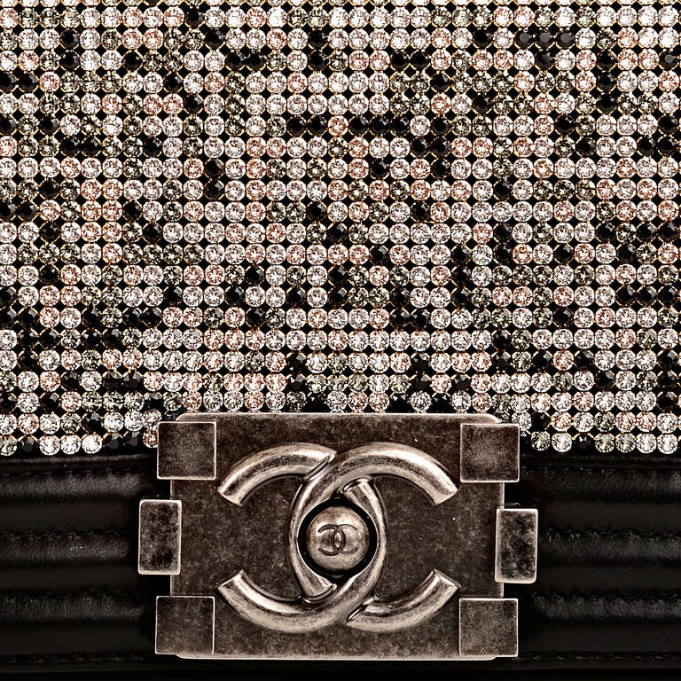 Women's Chanel Limited Edition Strass Rhinestone Small Boy Bag