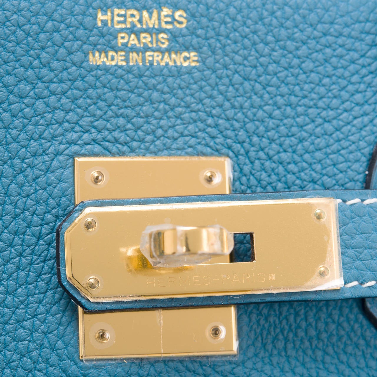 Hermes Blue Jean Togo Birkin 35cm Gold Hardware 1