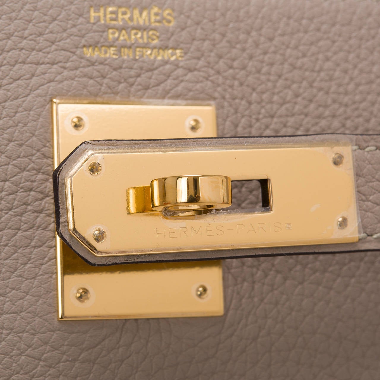 Hermes Gris Tourterelle Togo Kelly 32cm at 1stdibs  