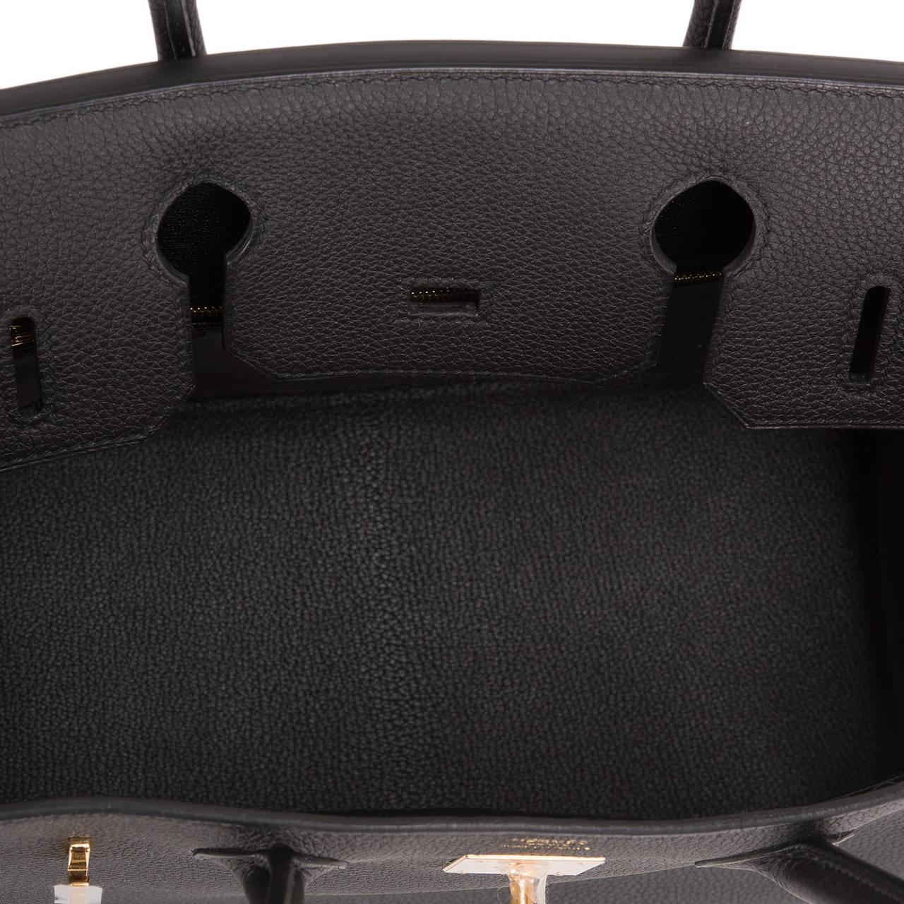 Hermes Black Togo Birkin 30cm Gold Hardware at 1stdibs