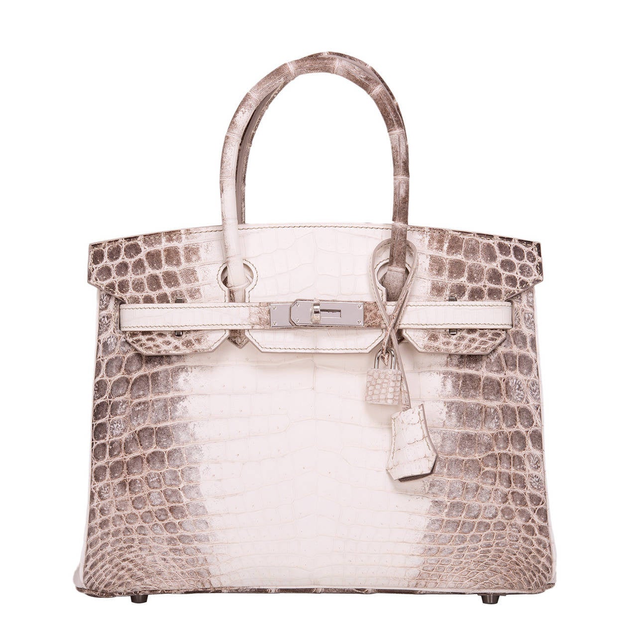 Hermes Niloticus Himalayan Crocodile Birkin 30cm