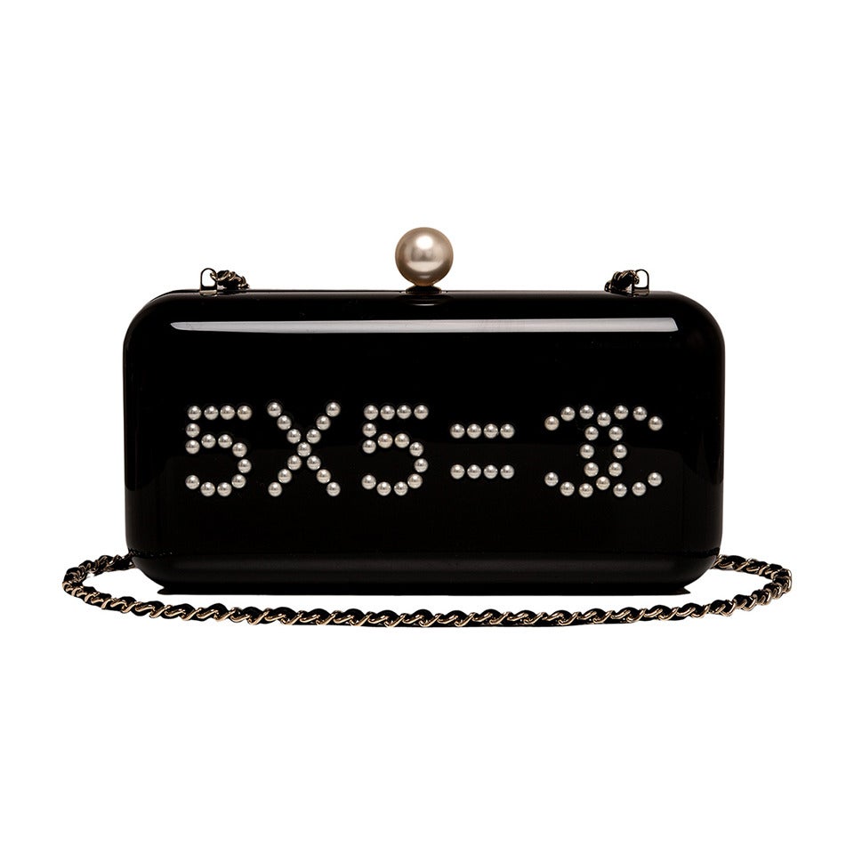 Chanel “Votez Coco" Evening in the Street Clutch