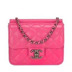 Chanel Pink Crossing Times Mini Flap Bag