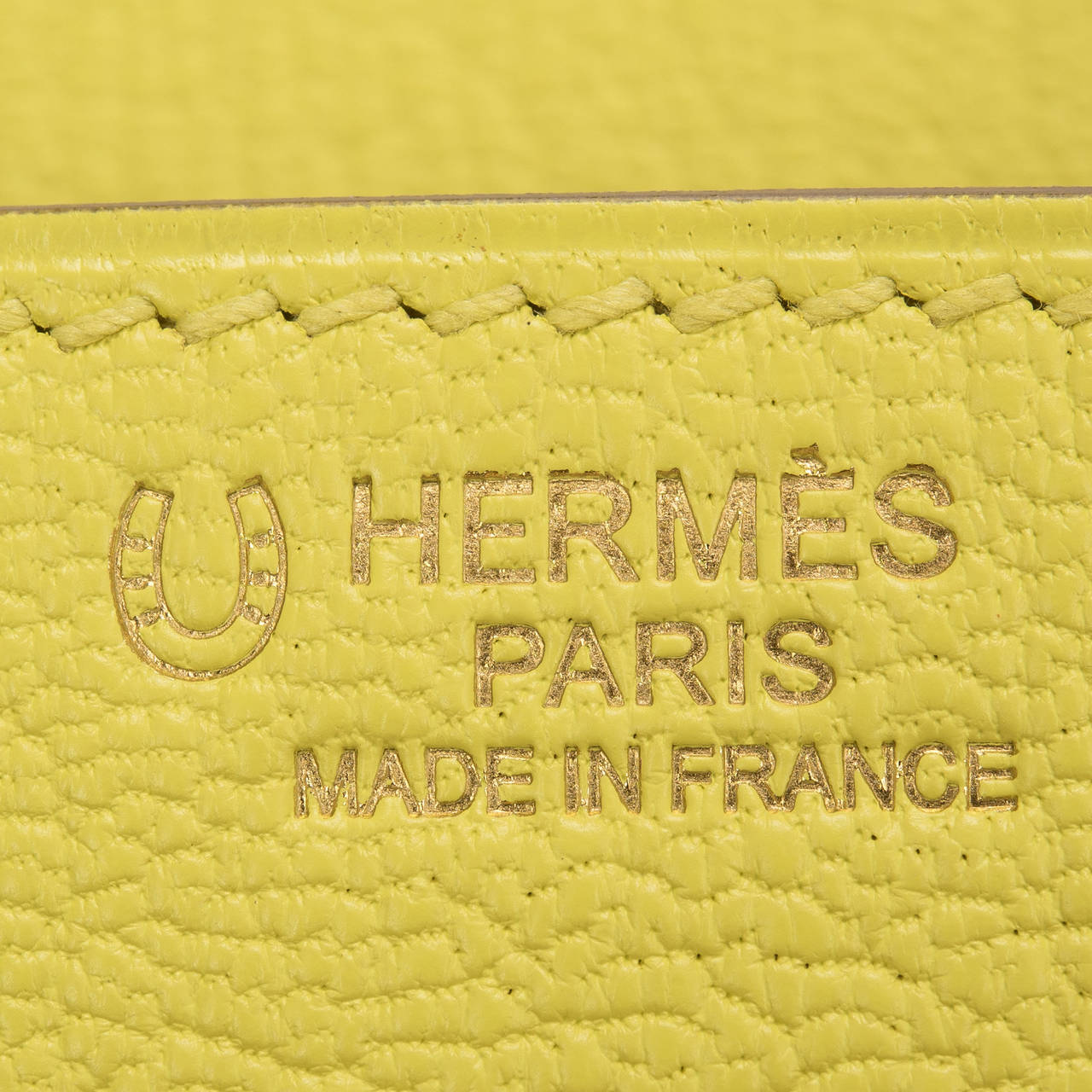 Hermes Bi-color SO Soufre and Cumin Togo Birkin 30cm In New Condition In New York, NY