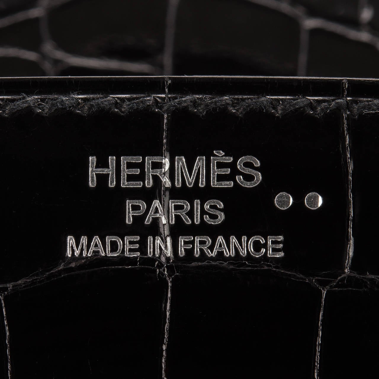 Hermes Black Niloticus Crocodile Birkin 25cm Palladium Hardware 2
