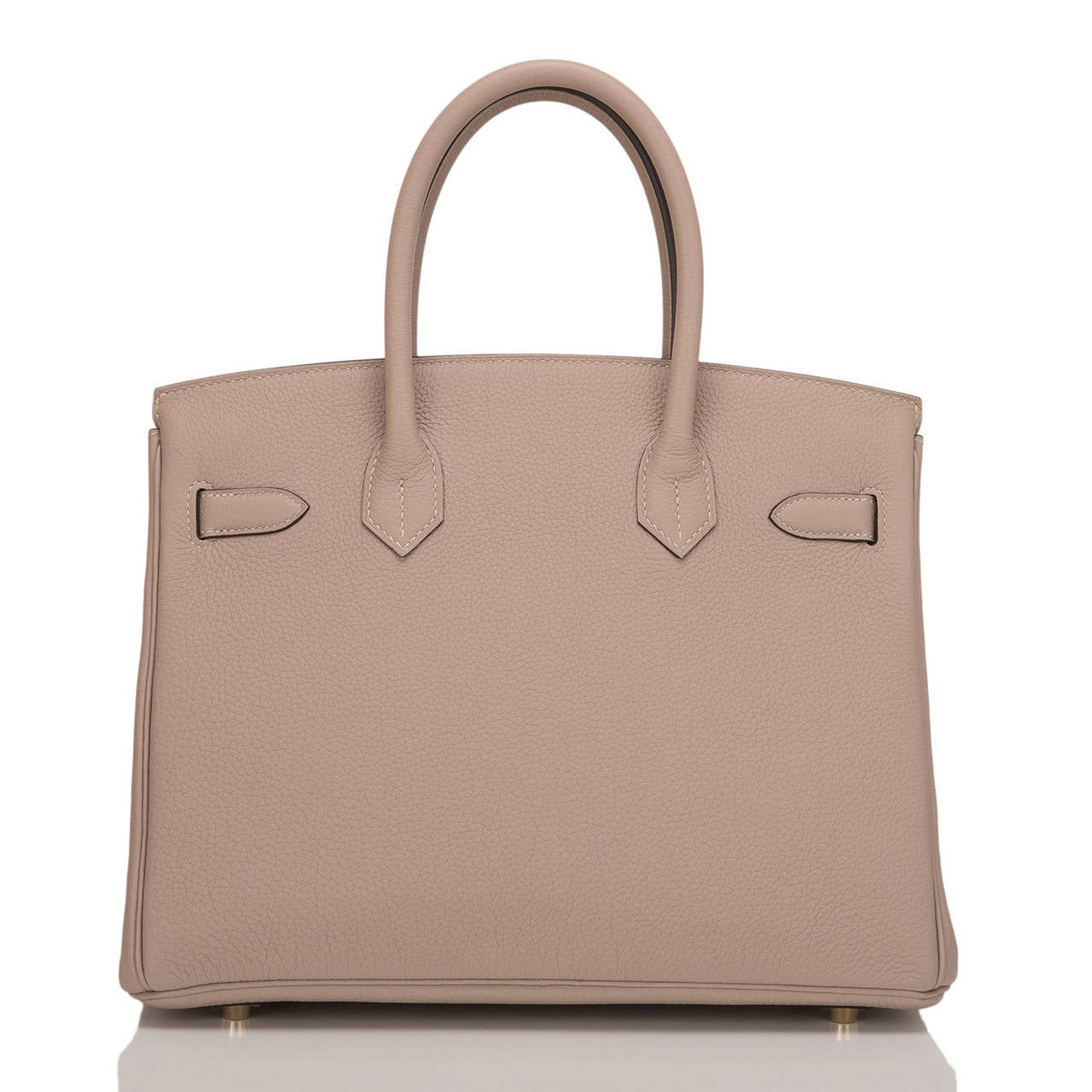 Hermes Alezan Togo Birkin 30cm Gold Hardware  
