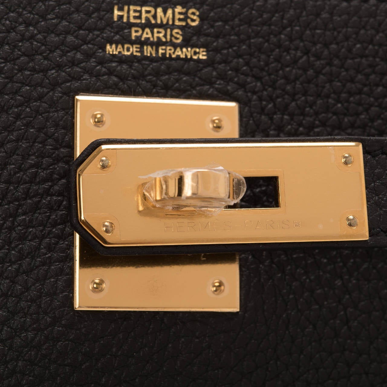 Hermes Black Togo Kelly 32cm Gold Hardware at 1stdibs  