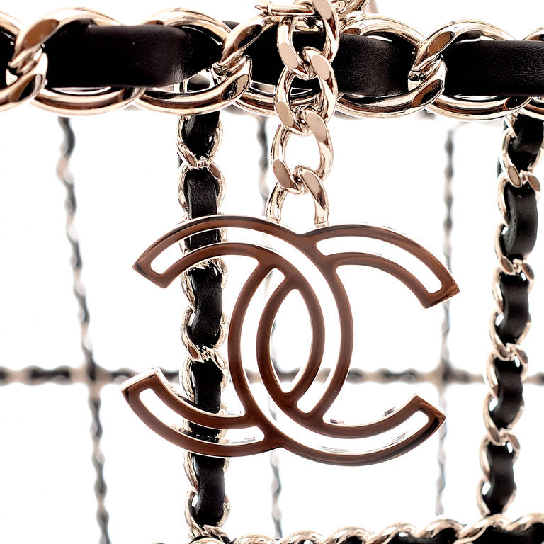 Chanel Limited Edition Runway Shopping Cart Basket In New Condition In New York, NY