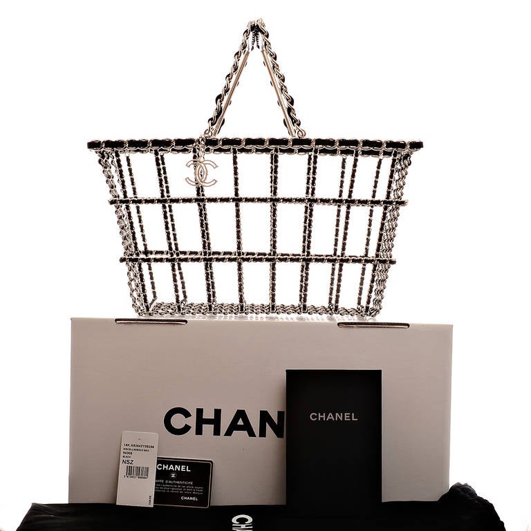 Chanel Limited Edition Runway Shopping Cart Basket 1