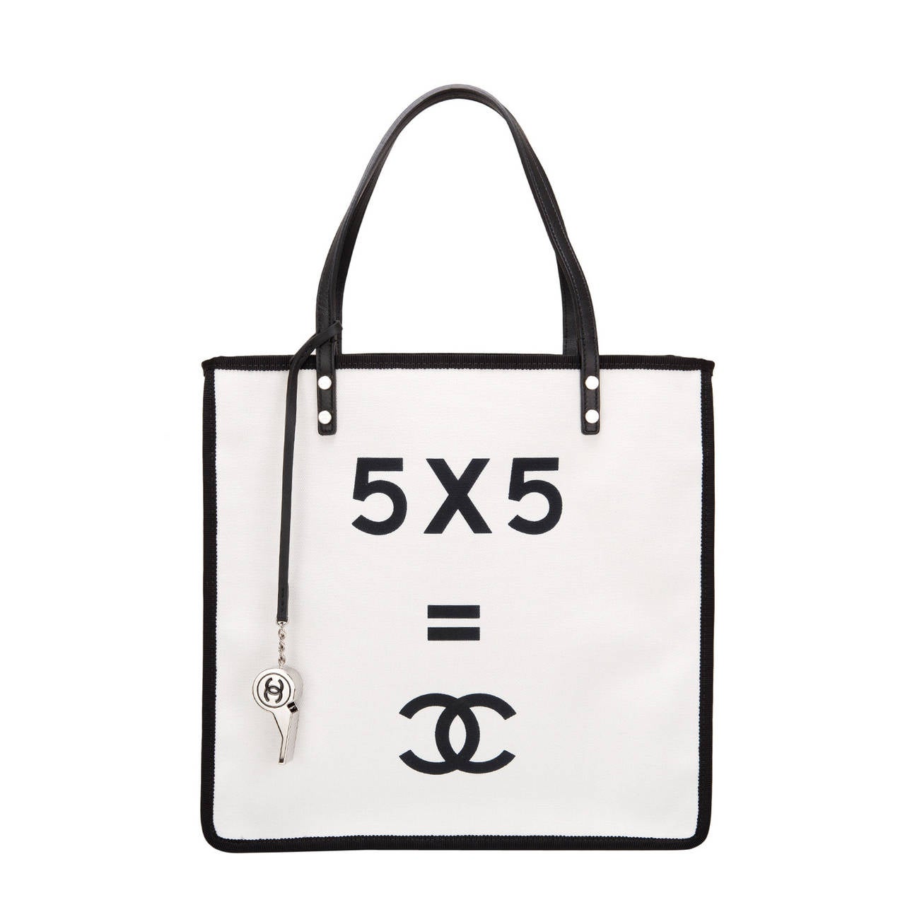 Chanel "5 x 5 = CC" Shopping Tote For Sale