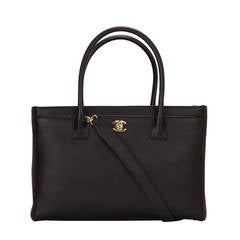 Chanel Black Caviar Cerf Tote