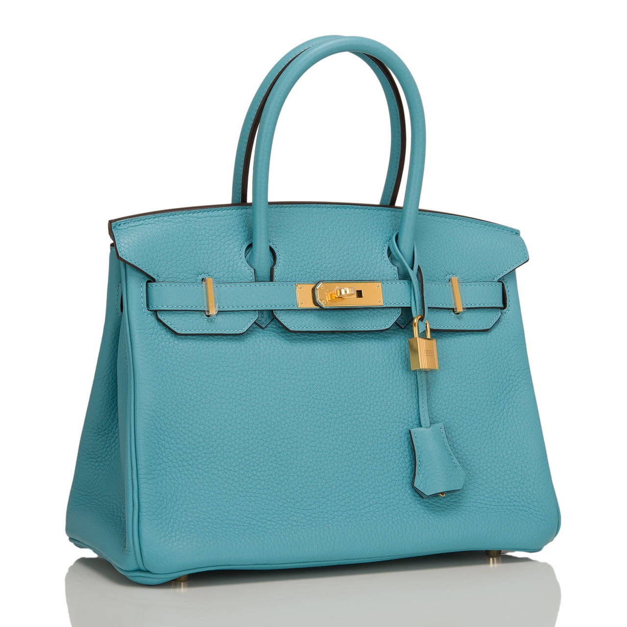 hermes blue paradise epsom birkin 30cm gold hardware
