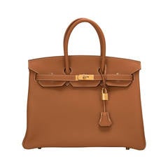 Hermes Gold Togo Birkin 35cm Gold Hardware