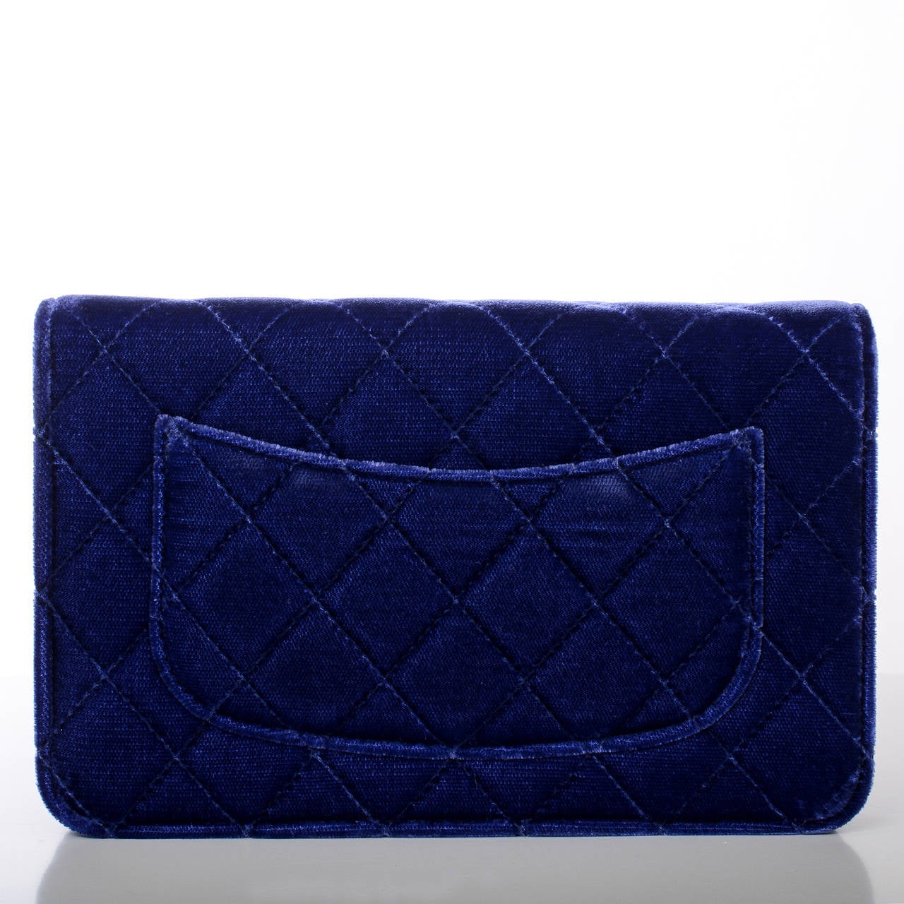 Chanel SLG Zippy Wallet Coin Purse, 21C Blue Lambskin Leather