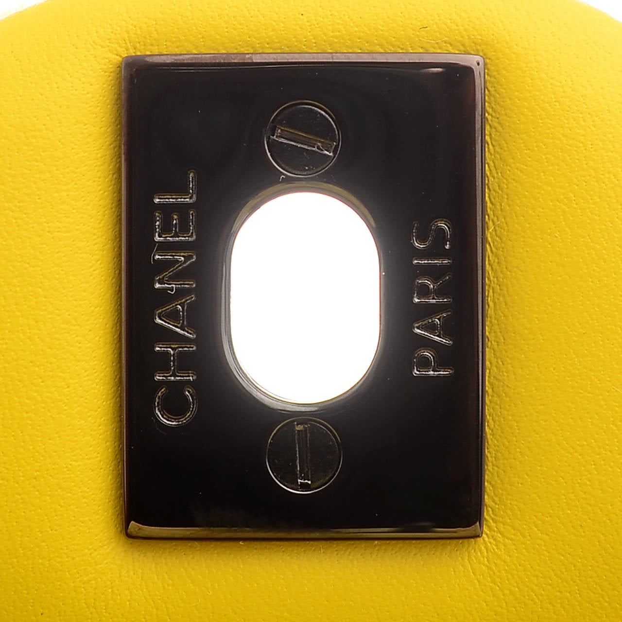 Chanel Yellow Quilted Velvet Small Classic 2.55 Flap Bag 3