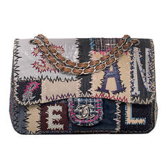 Chanel Limited Edition Patchwork- gesteppte Jumbo Classic Klappentasche