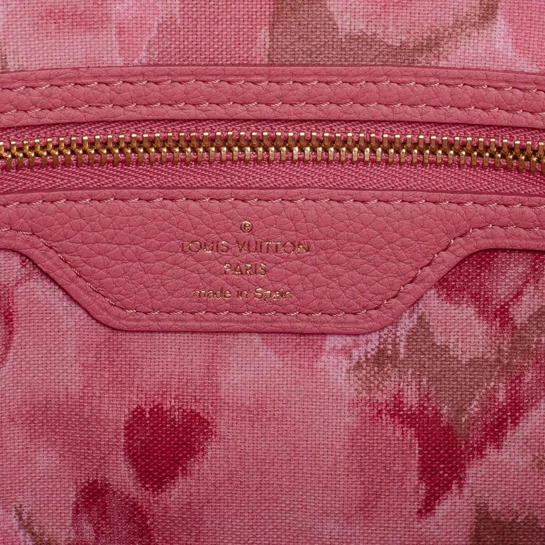 Louis Vuitton Monogram Rose Velours Ikat Neverfull MM at 1stDibs