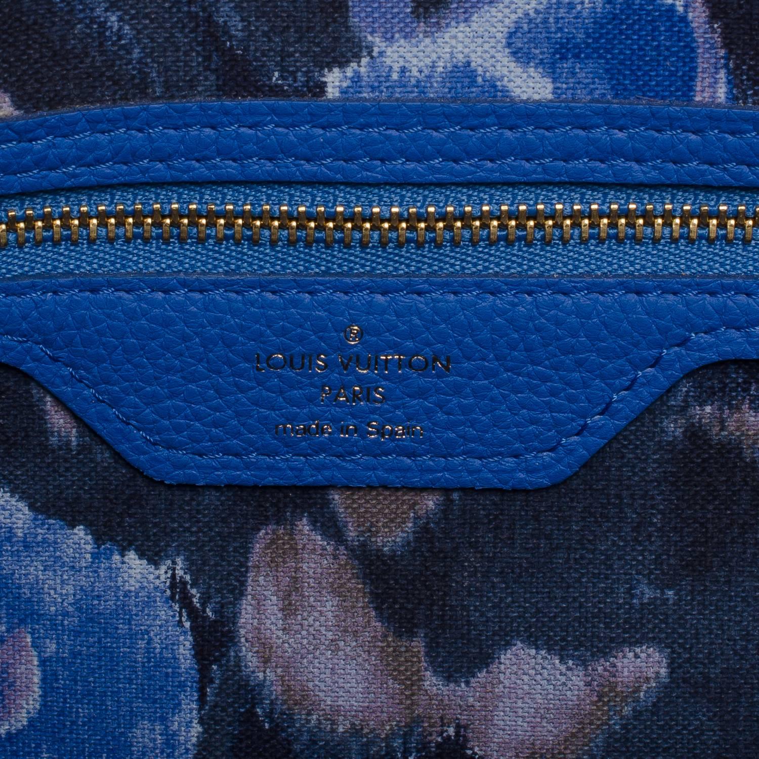 Louis Vuitton Grand Bleu Monogramm Ikat Neverfull MM 2