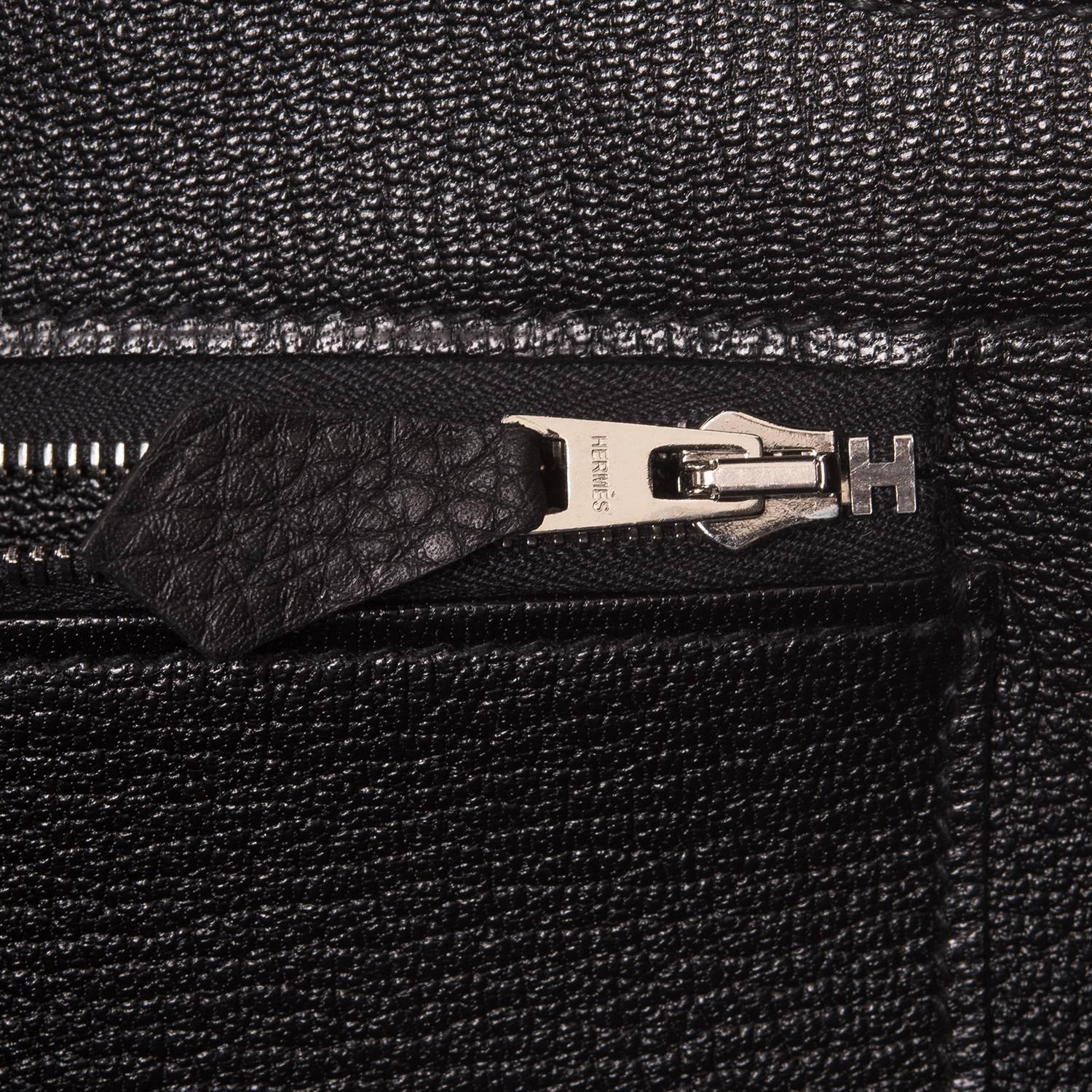hermes black togo birkin 35cm palladium hardware