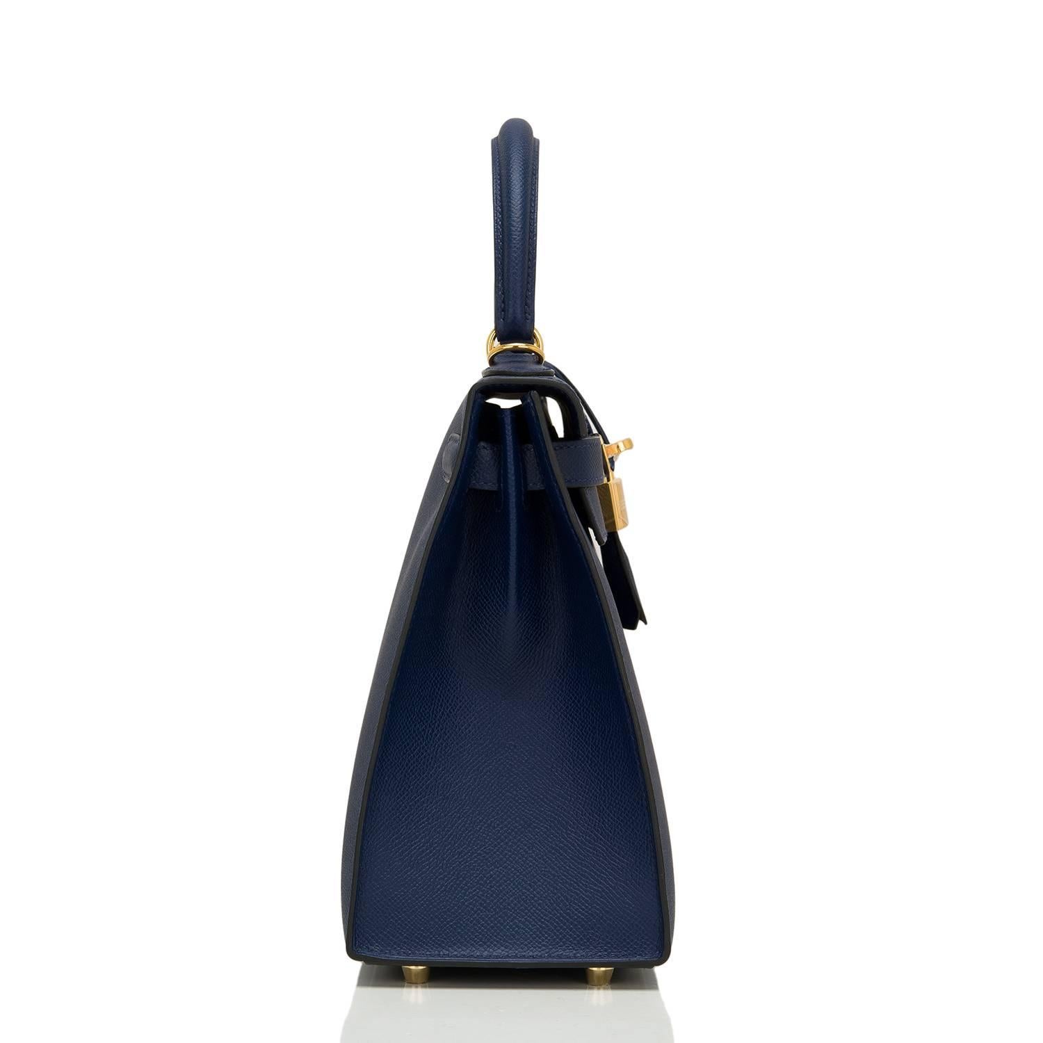 hermes kelly blue sapphire