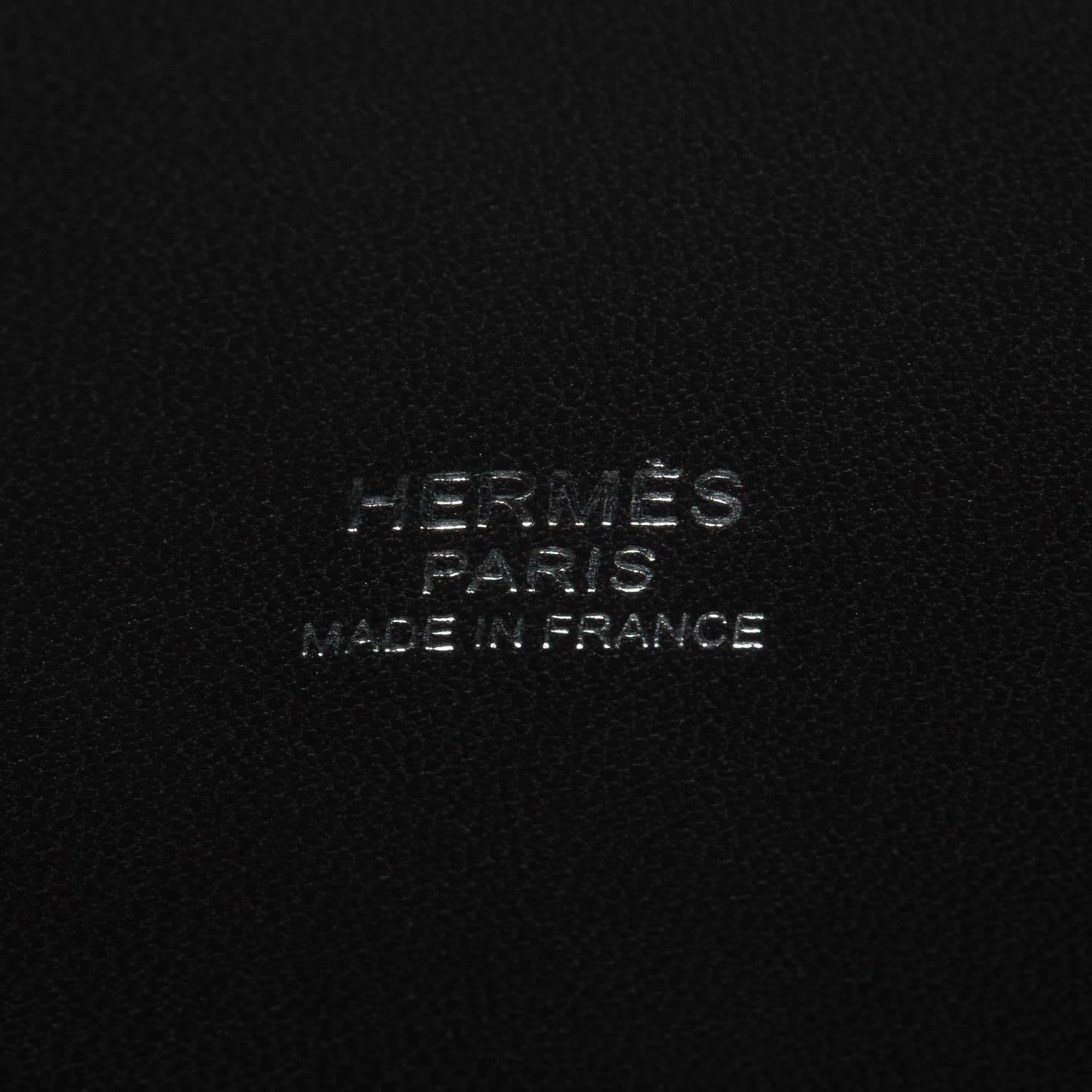 Hermes Black Epsom Bolide 27cm Palladium Hardware For Sale 4