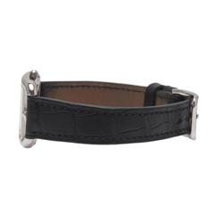 Hermes Black Alligator Cape Cod Watch PM