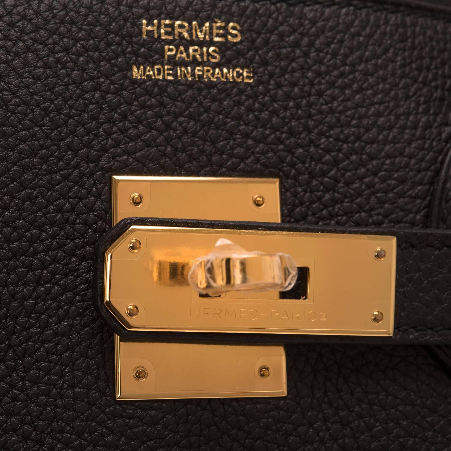 Hermes Black Togo Birkin 35cm Gold Hardware 2