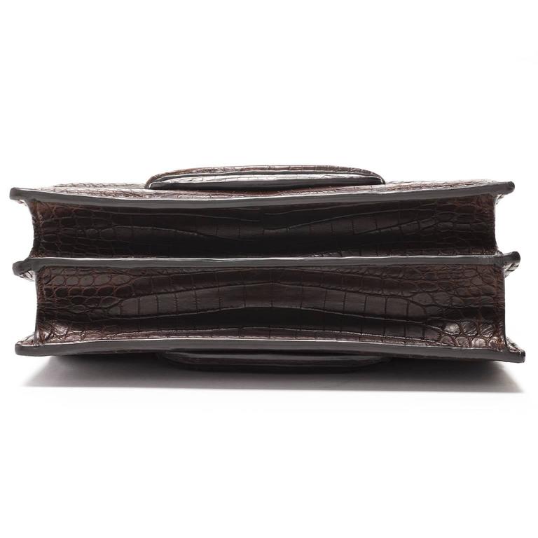 Crocodile Double Bag