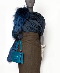 Lorry Newhouse Midnight Blue Fox Stole