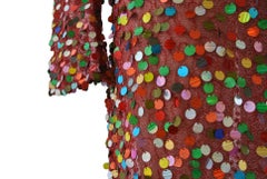 Long Red Sequined Dress