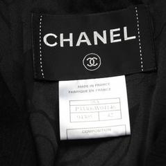 Chanel classic black wool satin bow jacket 42 uk 14